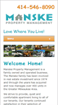 Mobile Screenshot of manskepropertymanagement.com